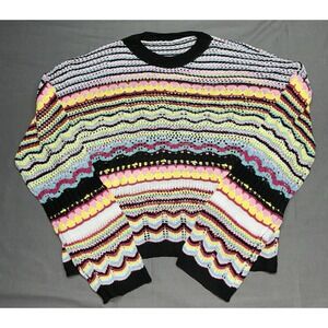 Acrylic Crop Dolman Sweater Size Extra Large New